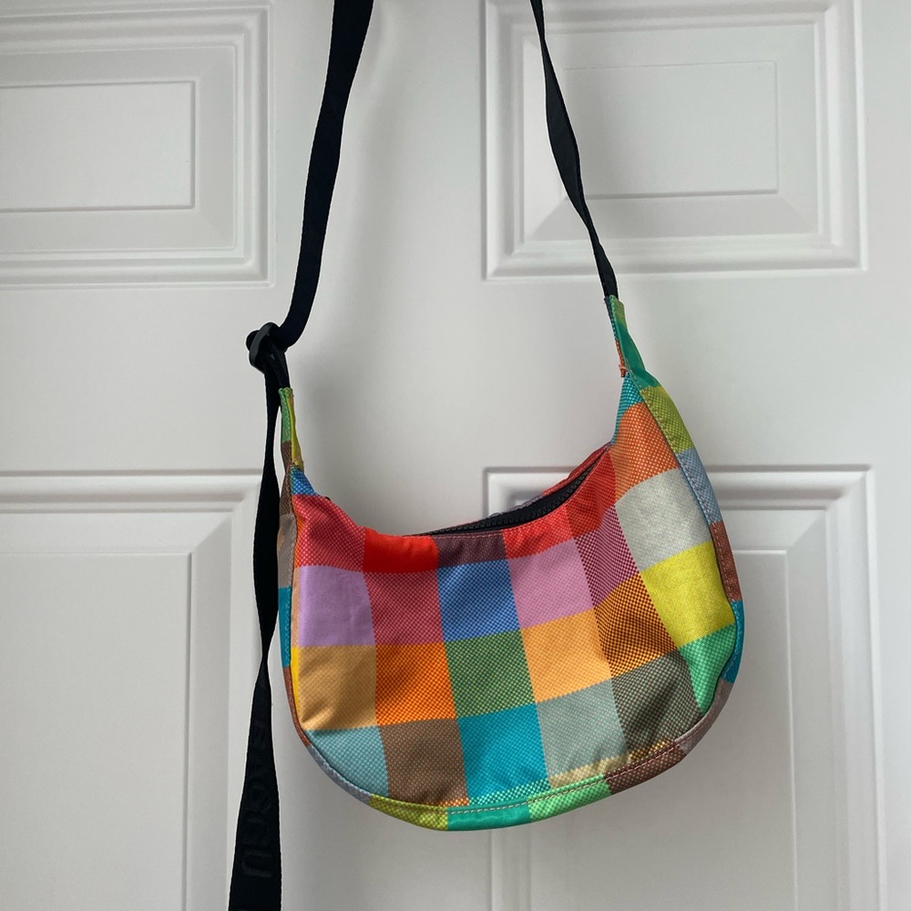 Baggu Madras Small Crescent
